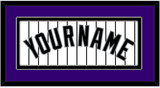 Colorado Name - Home White Pinstripes - Double Mat 2