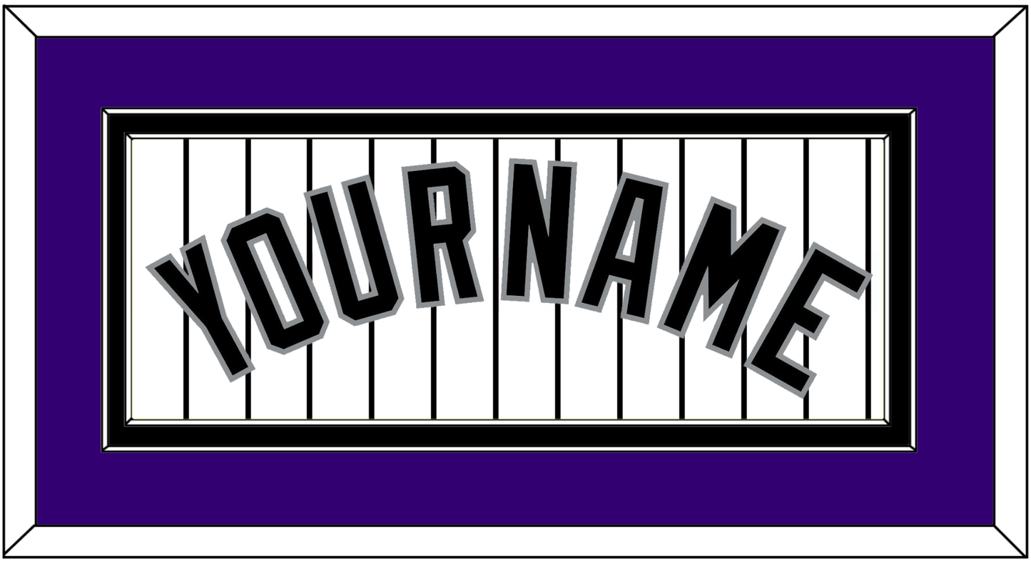 Colorado Name - Home White Pinstripes - Signature Tier 2