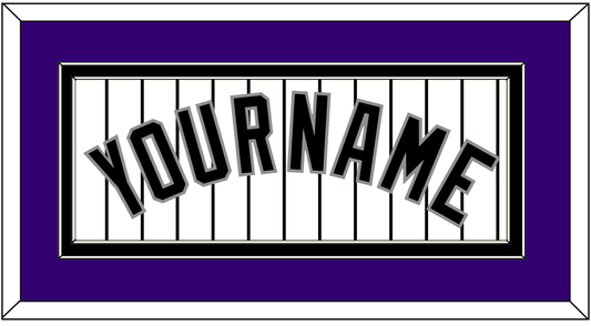 Colorado Name - Home White Pinstripes - Signature Tier 2