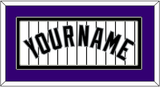 Colorado Name - Home White Pinstripes - Double Mat 2