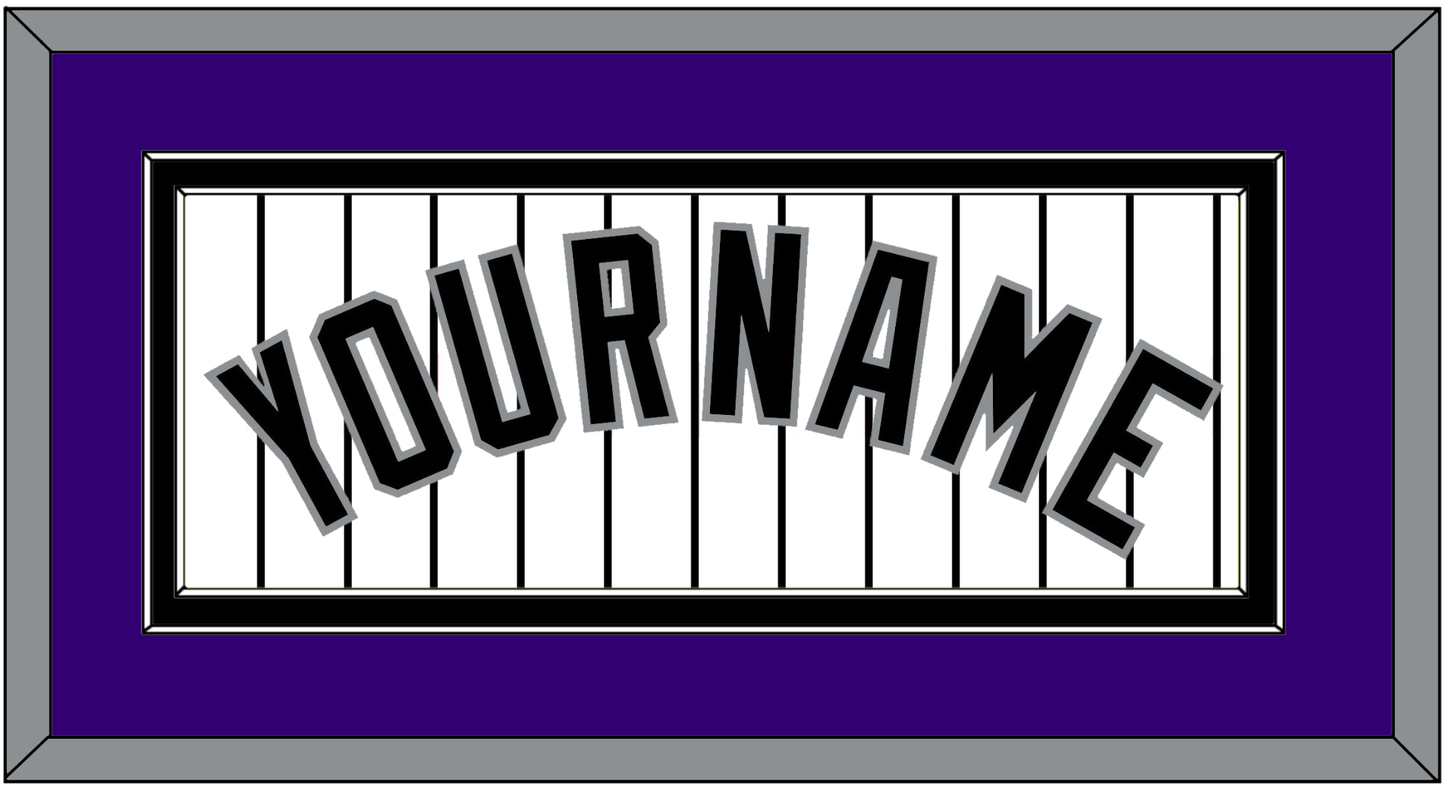 Colorado Name - Home White Pinstripes - Signature Tier 2