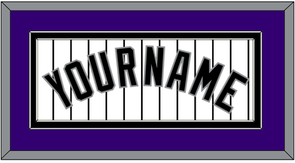 Colorado Name - Home White Pinstripes - Signature Tier 2
