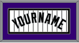 Colorado Name - Home White Pinstripes - Double Mat 2