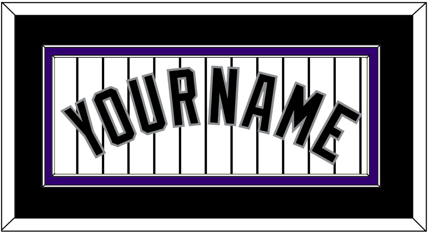 Colorado Name - Home White Pinstripes - Signature Tier 3