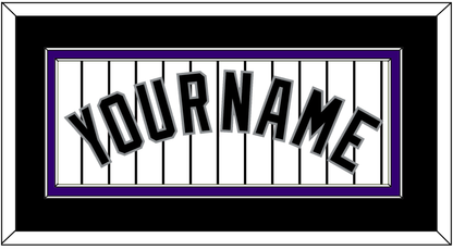 Colorado Name - Home White Pinstripes - Signature Tier 3