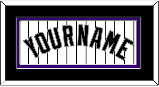 Colorado Name - Home White Pinstripes - Signature Tier 3