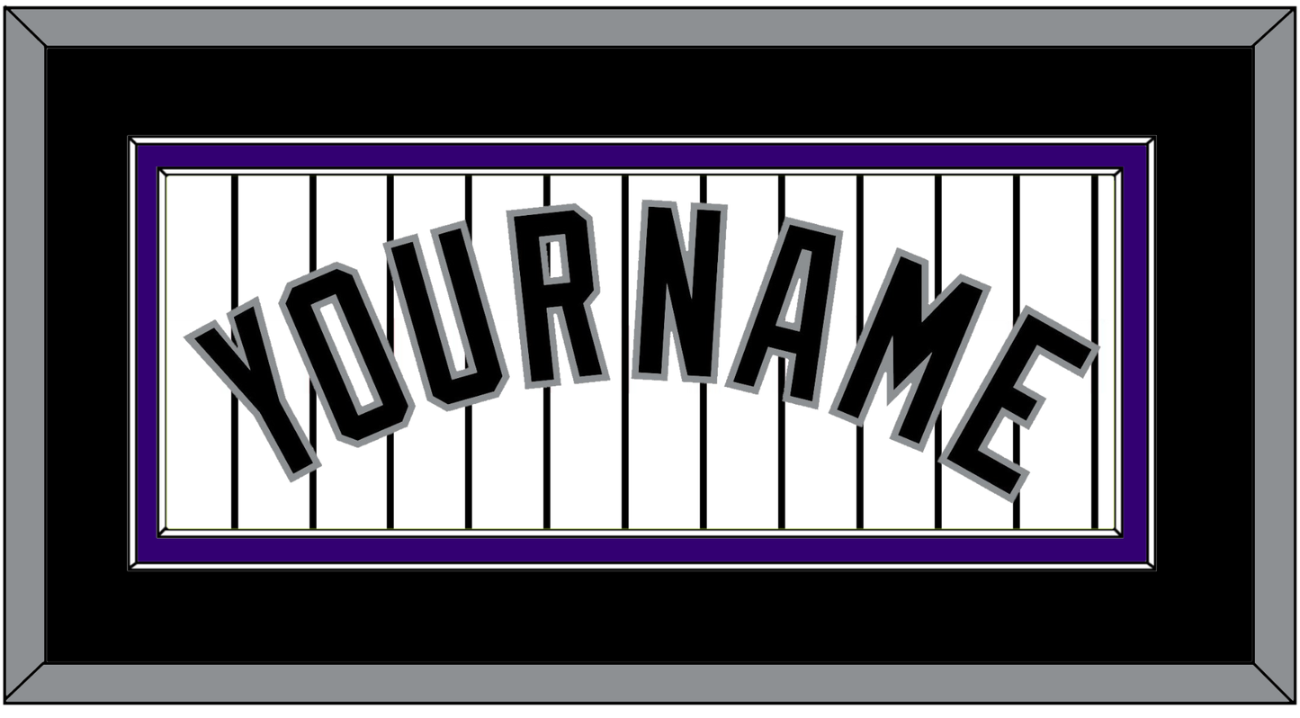Colorado Name - Home White Pinstripes - Signature Tier 3
