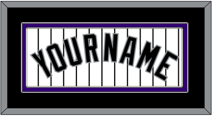 Colorado Name - Home White Pinstripes - Signature Tier 3