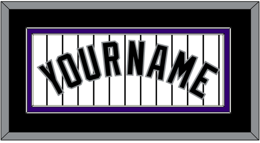 Colorado Name - Home White Pinstripes - Signature Tier 3