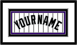 Colorado Name - Home White Pinstripes - Triple Mat 1