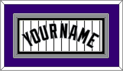 Colorado Name - Home White Pinstripes - Premier Tier 2