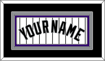 Colorado Name - Home White Pinstripes - Premier Tier 3