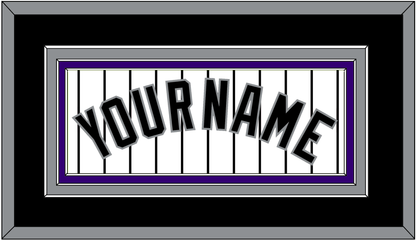 Colorado Name - Home White Pinstripes - Premier Tier 3