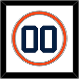 Detroit Number - Home White (1972-2017) - Double Mat 2