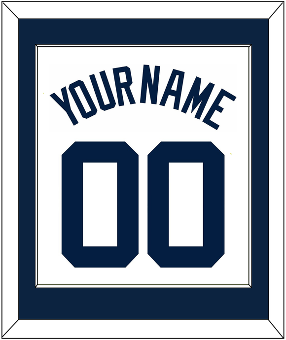 Detroit Name & Number - Home White - Single Mat 1