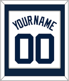 Detroit Name & Number - Home White (1972-2017) - Single Mat 1