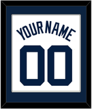 Detroit Name & Number - Home White (1972-2017) - Single Mat 1