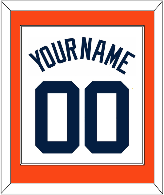 Detroit Name & Number - Home White - Essential Tier 2