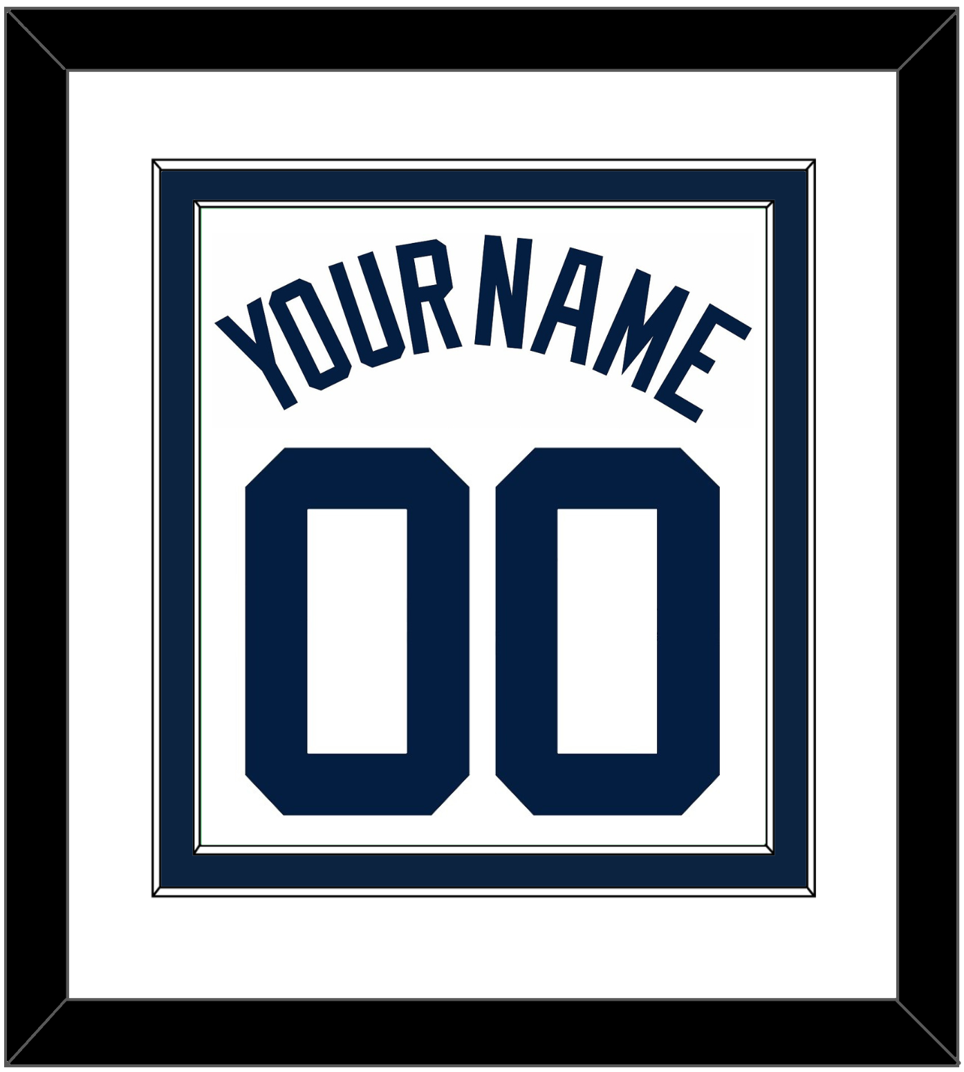 Detroit Name & Number - Home White (1972-2017) - Signature Tier 1