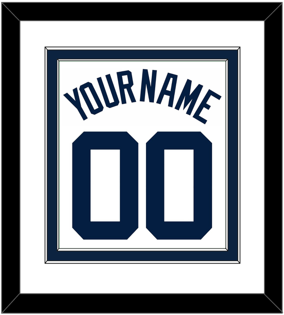 Detroit Name & Number - Home White - Double Mat 1