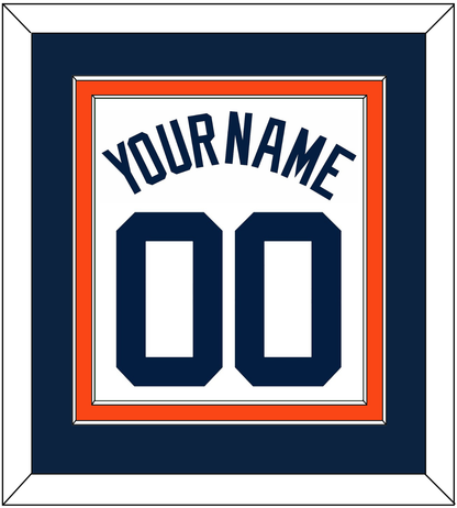 Detroit Name & Number - Home White (1972-2017) - Signature Tier 3