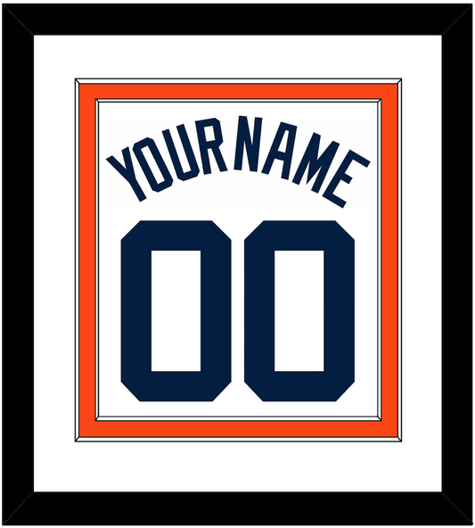 Detroit Name & Number - Home White (1972-2017) - Signature Tier 2