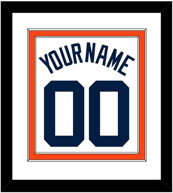 Detroit Name & Number - Home White - Double Mat 2