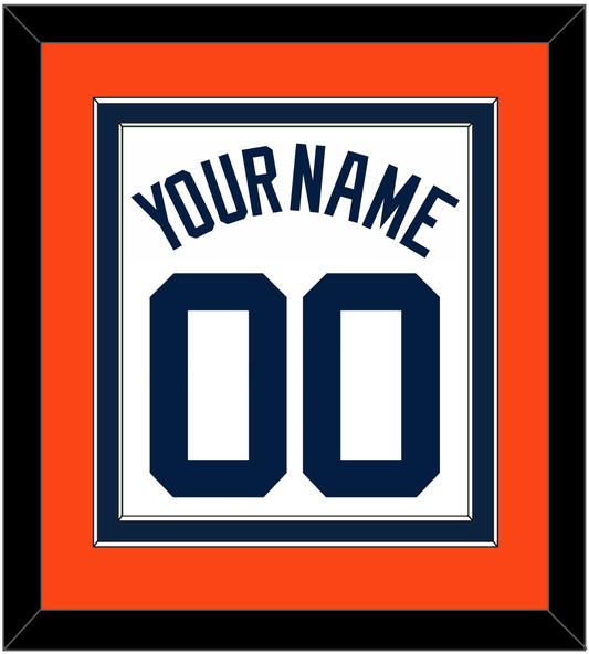 Detroit Name & Number - Home White (1972-2017) - Signature Tier 4