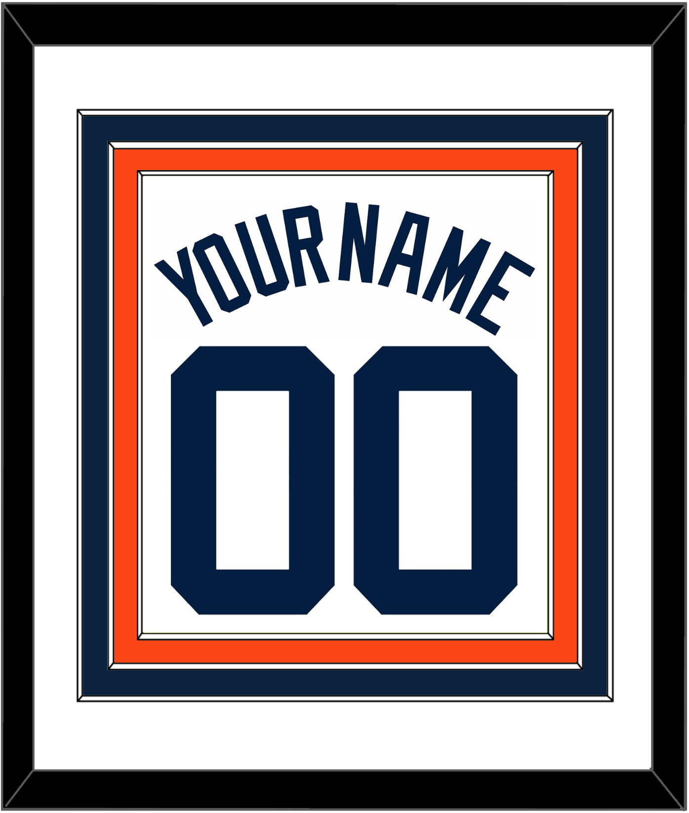 Detroit Name & Number - Home White (1972-2017) - Premier Tier 1