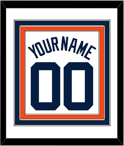 Detroit Name & Number - Home White (1972-2017) - Premier Tier 1