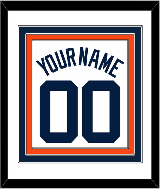 Detroit Name & Number - Home White (1972-2017) - Premier Tier 1