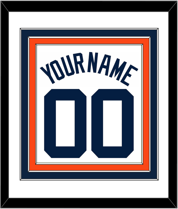 Detroit Name & Number - Home White - Triple Mat 1