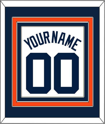 Detroit Name & Number - Home White - Premier Tier 2