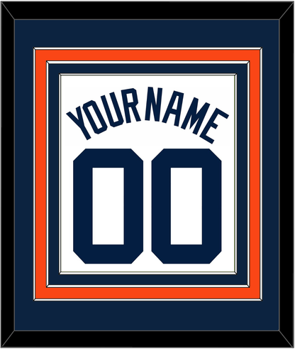 Detroit Name & Number - Home White (1972-2017) - Premier Tier 2