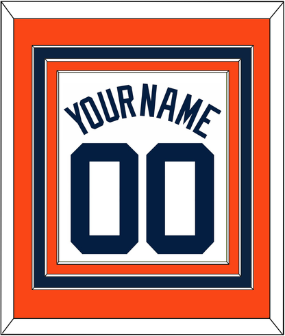 Detroit Name & Number - Home White (1972-2017) - Premier Tier 3