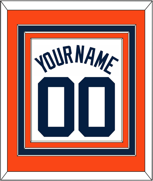 Detroit Name & Number - Home White - Premier Tier 3
