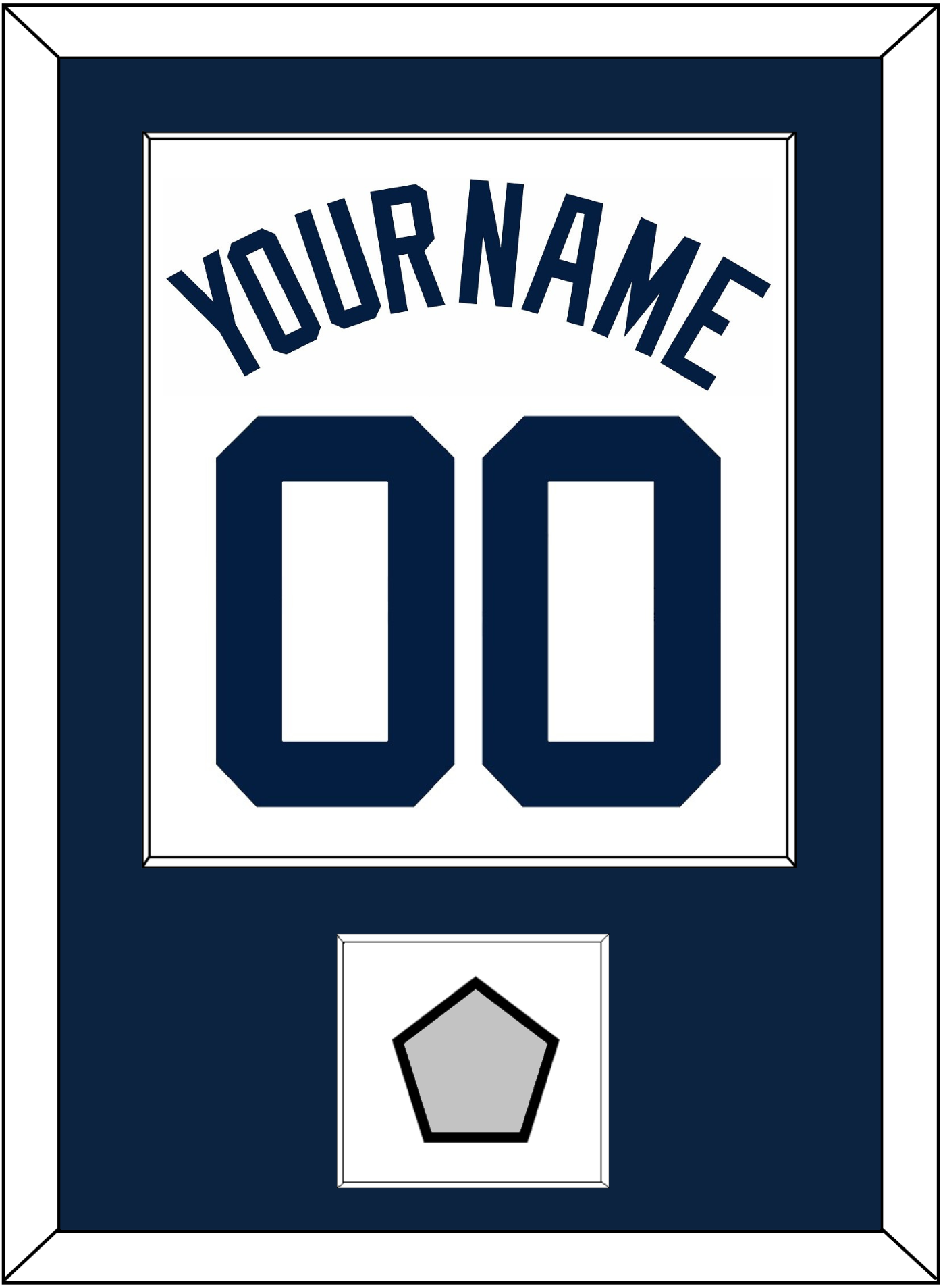 Detroit Name, Number & World Series Patch - Home White (1972-2017) - Essential Tier 1