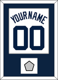 Detroit Name, Number & World Series Patch - Home White (1972-2017) - Single Mat 1