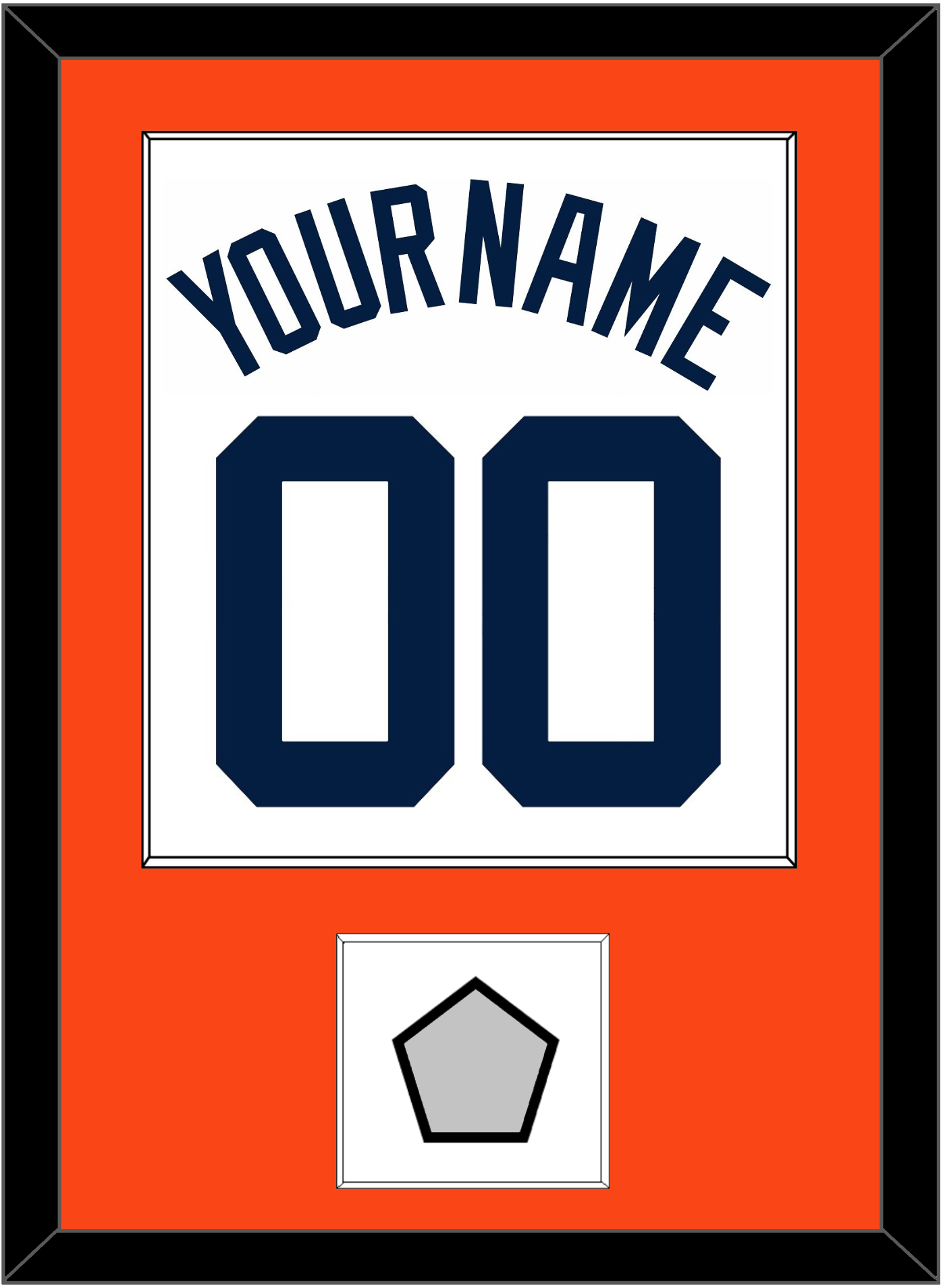 Detroit Name, Number & World Series Patch - Home White (1972-2017) - Essential Tier 2