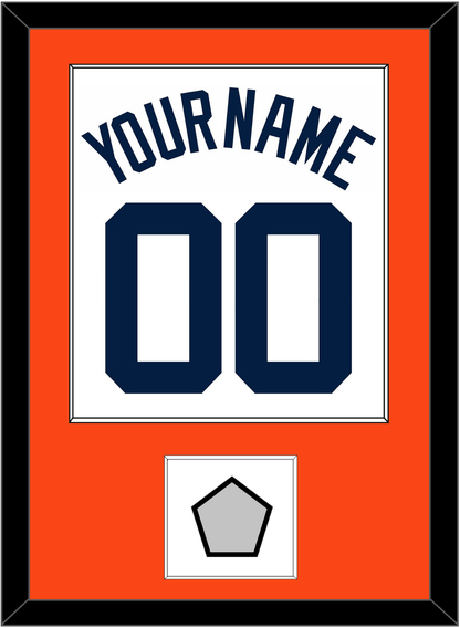 Detroit Name, Number & World Series Patch - Home White (1972-2017) - Essential Tier 2