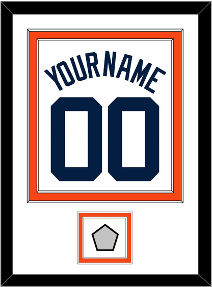 Detroit Name, Number & World Series Patch - Home White (1972-2017) - Signature Tier 2