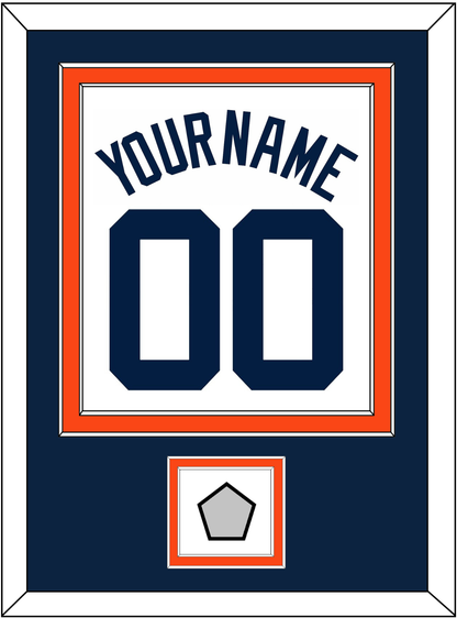 Detroit Name, Number & World Series Patch - Home White (1972-2017) - Signature Tier 3