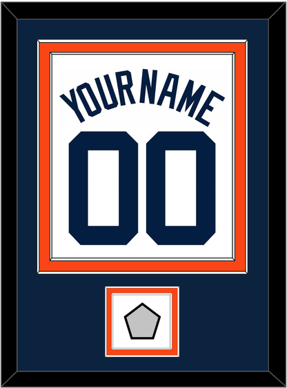 Detroit Name, Number & World Series Patch - Home White (1972-2017) - Signature Tier 3