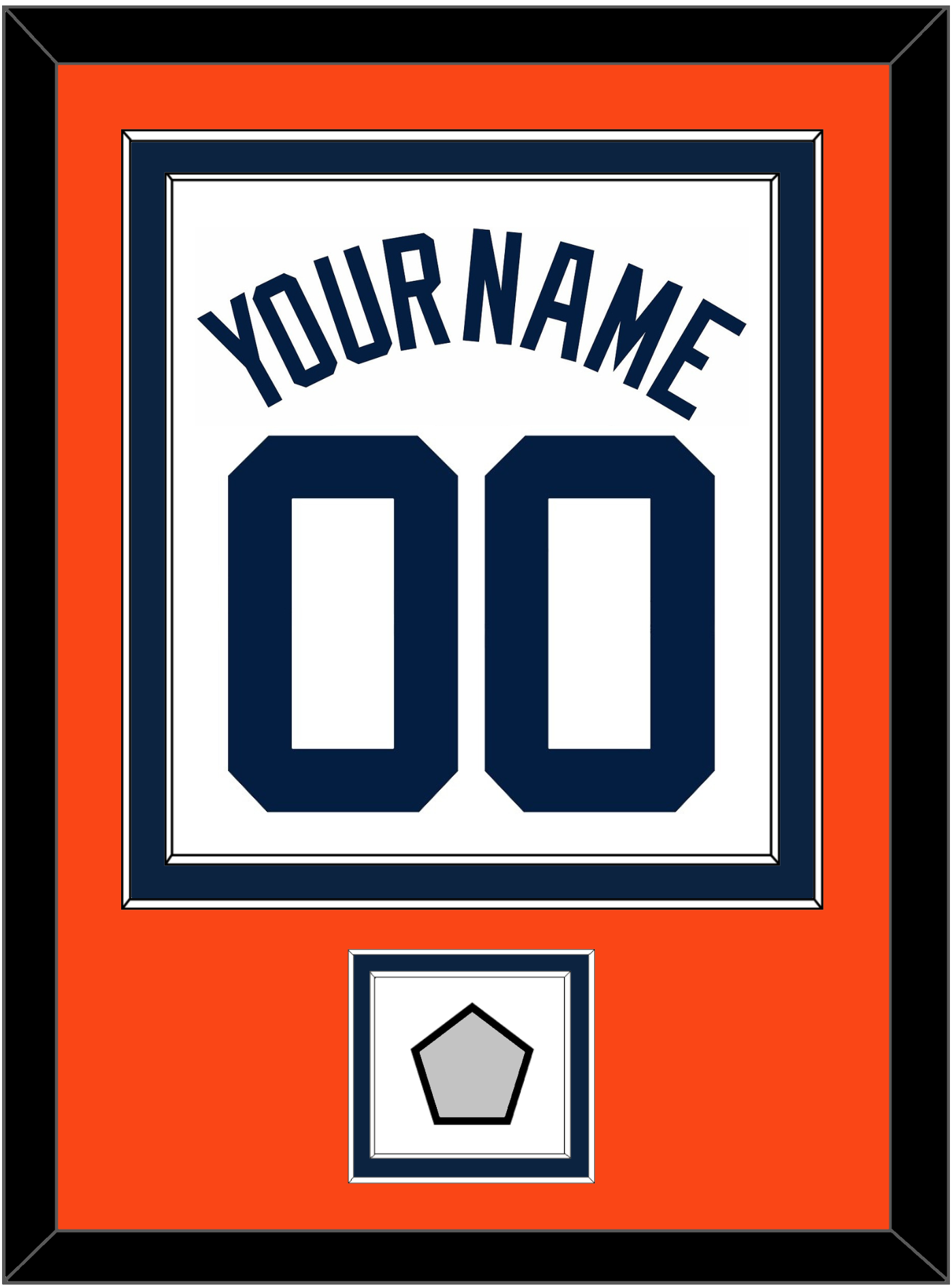 Detroit Name, Number & World Series Patch - Home White (1972-2017) - Signature Tier 4