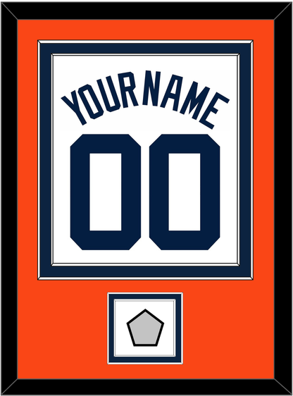 Detroit Name, Number & World Series Patch - Home White (1972-2017) - Signature Tier 4