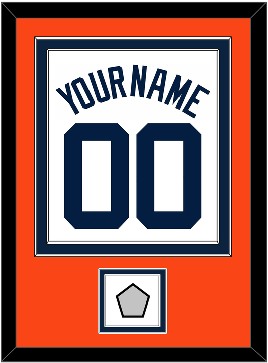 Detroit Name, Number & World Series Patch - Home White (1972-2017) - Signature Tier 4