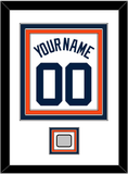 Detroit Name, Number & World Series Patch - Home White (1972-2017) - Triple Mat 1