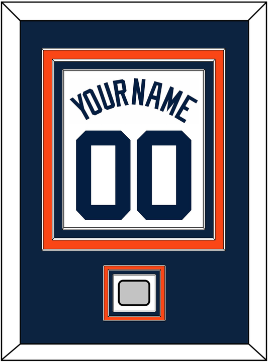 Detroit Name, Number & World Series Patch - Home White (1972-2017) - Premier Tier 2