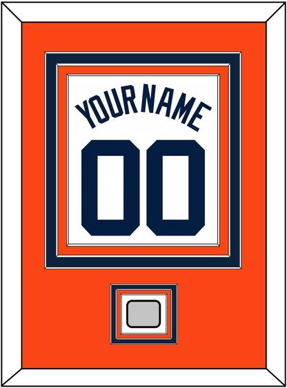 Detroit Name, Number & World Series Patch - Home White (1972-2017) - Premier Tier 3