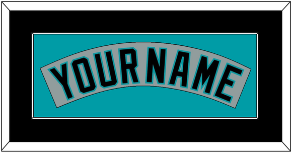 Florida Nameplate - Road Gray (1993-2001) - Single Mat 3